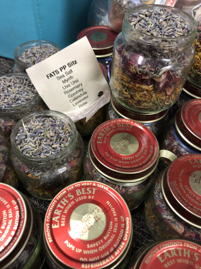 Postpartum Sitz Bath Herbs